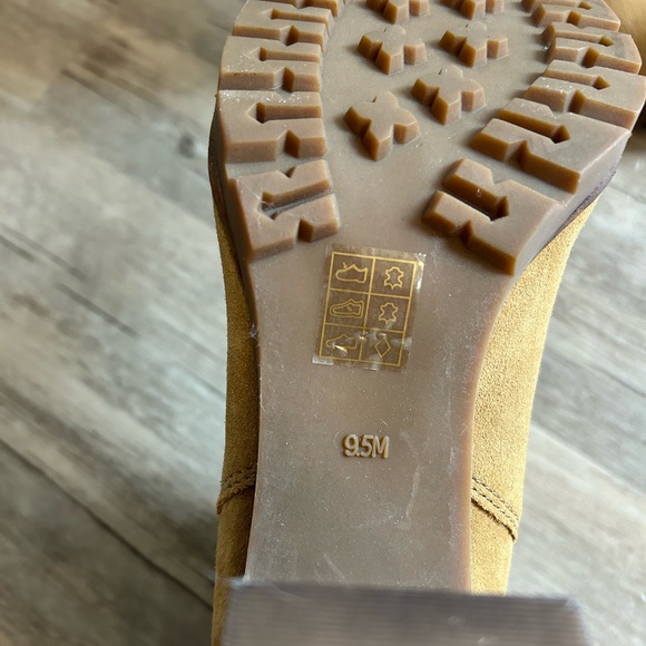 Tory Burch Camel Suede Booties - Picture 2 of 9